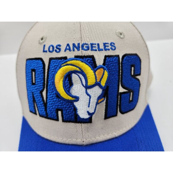 Los Angeles Rams New Era Stone/Royal 2023 NFL Draft On Stage Snapback Hat Cap - Picture 2 of 13